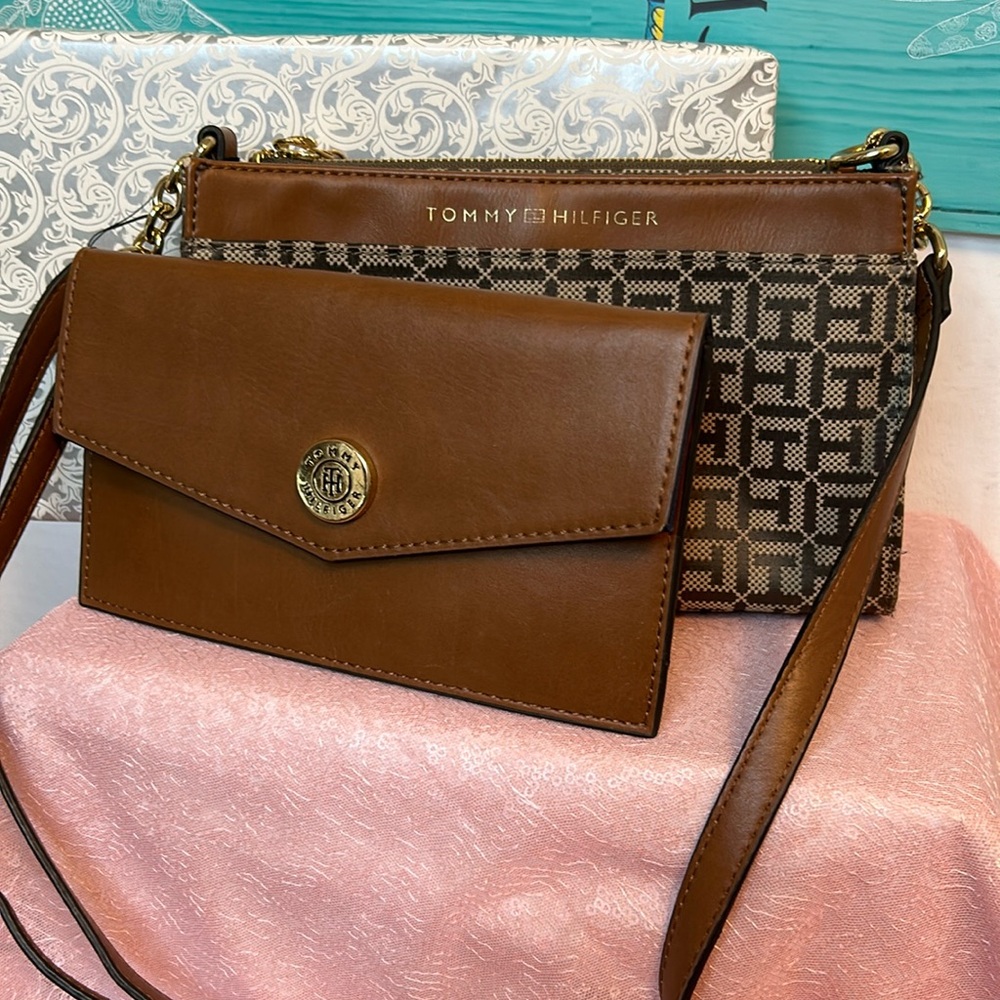 Tommy Hilfiger purse and clutch